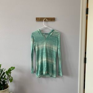💜2/$12 PRANA TEAL HOODIE